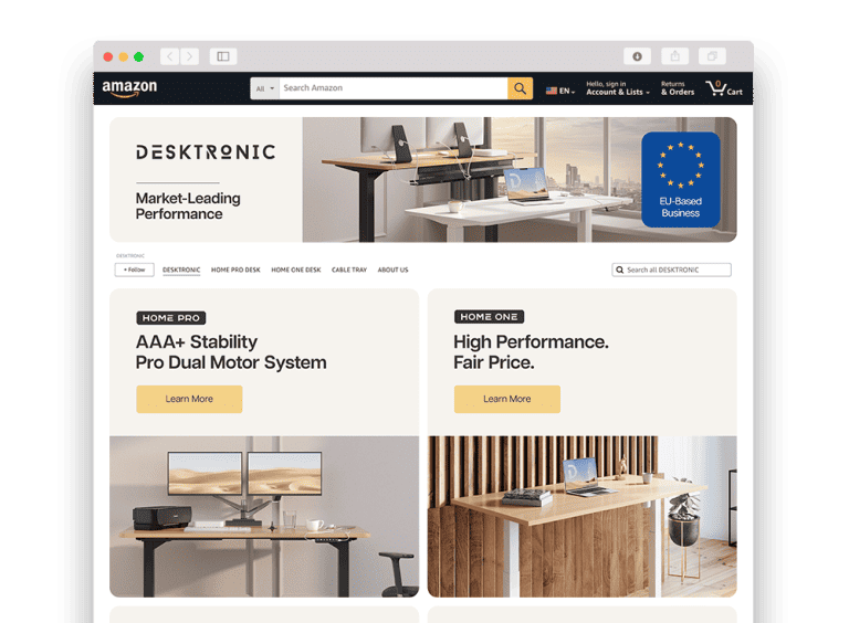 best amazon storefronts by Other Planet photography studio